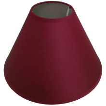 (Wine, 9" (23 cm)) 9" 12" 14" Cotton Textured Fabric Coolie Lampshade