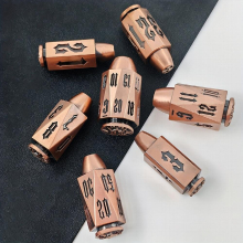 Mechanical Wind Metal Solid Dice Set 7 Piece Metal Polyhedron Role Playing Large Tabletop Game Accessories For Halloween Birthday