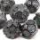 7pcs Green And Gear Wheel Solid Metal Polyhedral Dice Set Suitable For Role Playing Board Game 6