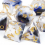 7pcs Golden Number Sharp Edge Resin Polyhedral Dices Suitable For Role Playing Board Game 8