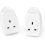 Masterplug Night Lights Soft Glow LED Dusk to Dawn Plug In Sockets Set of Two UK 1