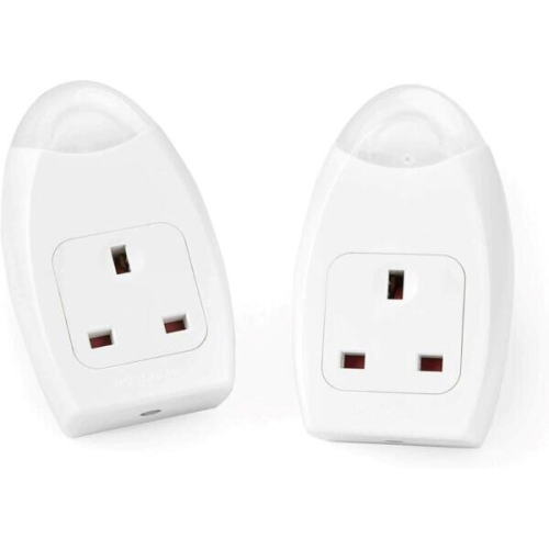 Masterplug Night Lights Soft Glow LED Dusk to Dawn Plug In Sockets Set of Two UK