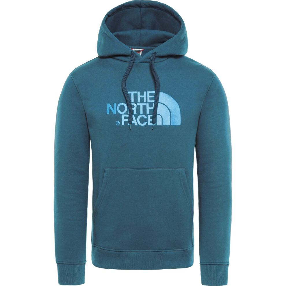 (Teal, XXL) The North Face Drew Peak Embroidery Hoodie 
