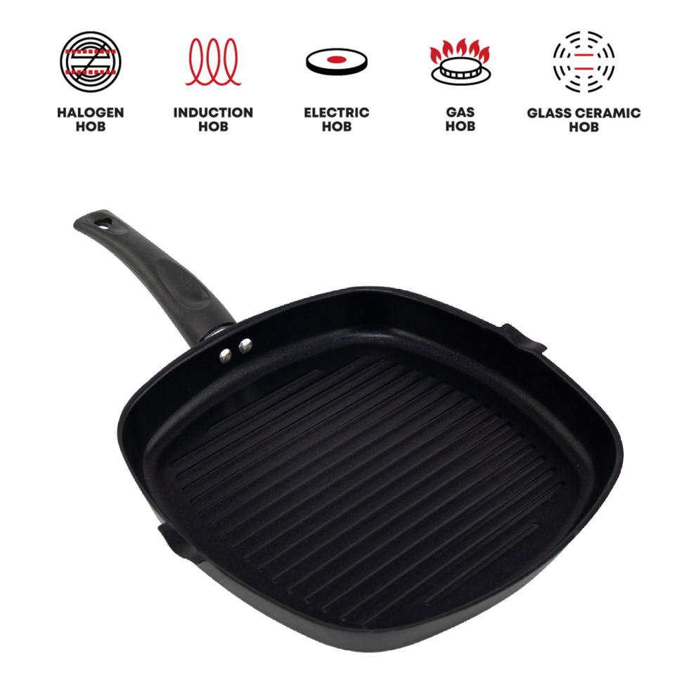 (28 cm ) SQ Professional Ultimate Carbon Steel Grill Pan