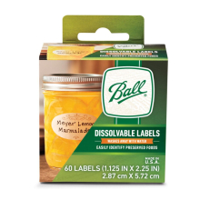 Ball Dissolvable Self-adhesive Labels pack Of 60 Labels 1440001005