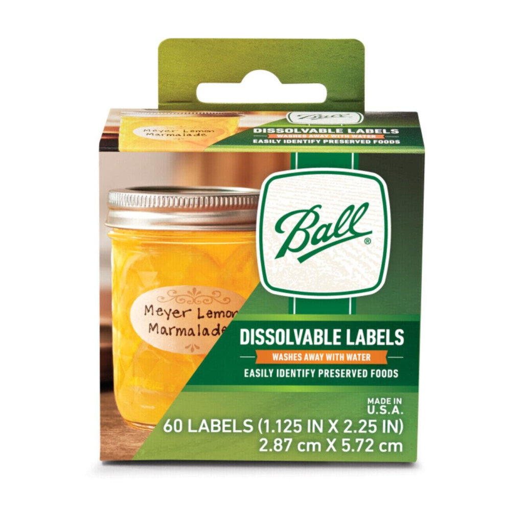 Ball Dissolvable Self-adhesive Labels pack Of 60 Labels 1440001005