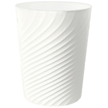 Small Trash Can Wastebasket Recycling Bin For Room,white