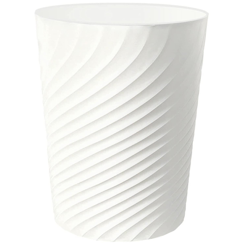 Small Trash Can Wastebasket Recycling Bin For Room,white