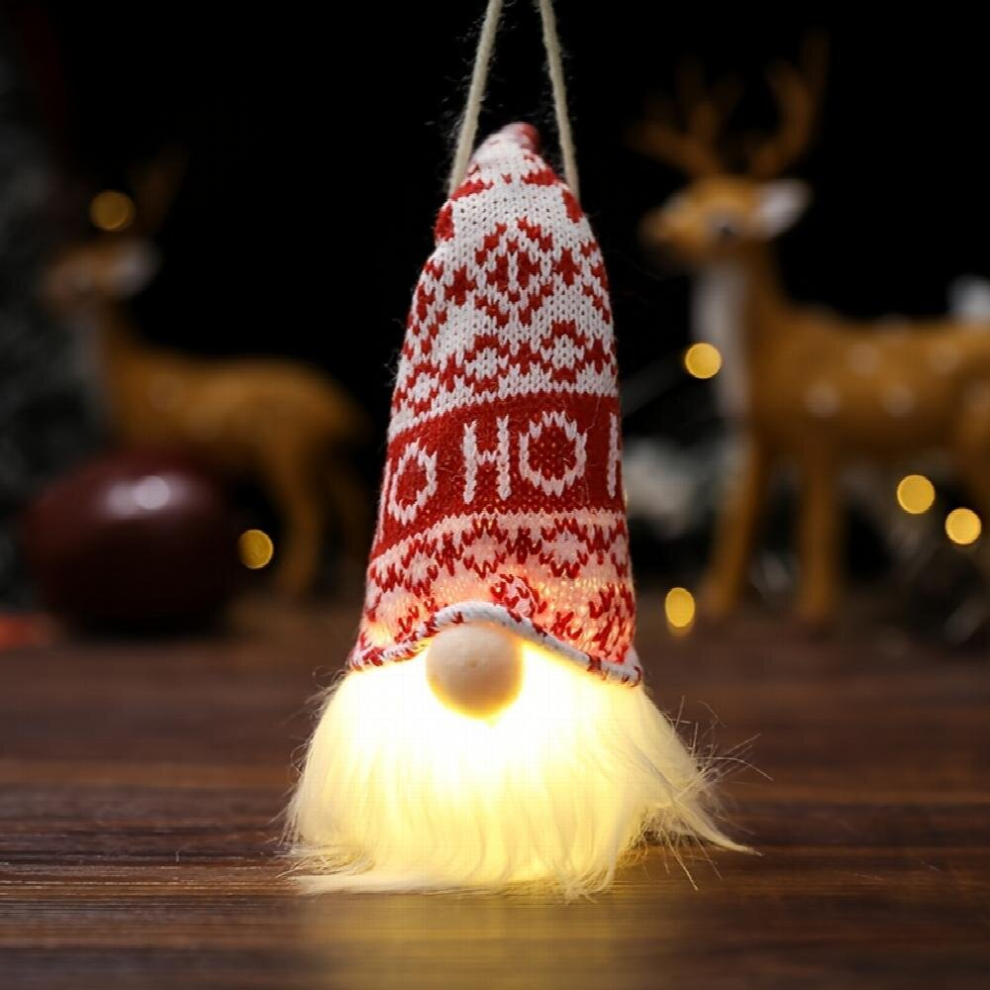 1pc Christmas Fabric Luminous Doll Pendant Without Face-image-OPC-PD5P6Q7-NEW