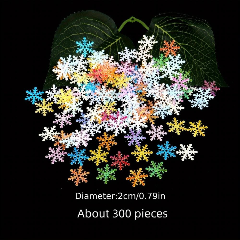 1pc Christmas Snowflake Confetti Glitter Snowflake Confetti Christmas Winter Holiday Decorations Christmas Wedding Birthday Party Supplies Colorful &-image-OPC-PD5P676-NEW