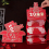 Spring Creative Folding Red Envelope Romantic Surprise Lover Red Envelope Birthday Blessing Red Envelope 8