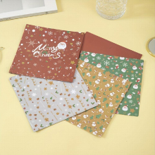 50 Sheets Adult Christmas Elements Double Sided Origami Paper Kit 15 24 X 15 24 Cm Bright Milky Way Pattern Paper Easy Folding For Arts Crafts School
