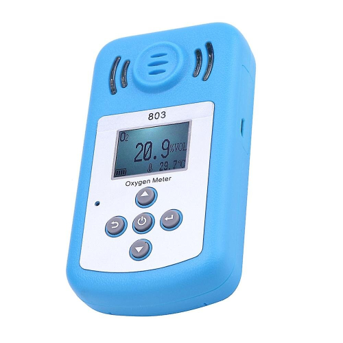Oxygen Meter Portable Oxygen(O2) Concentration Detector with LCD Display and Sound-light Alarm 1