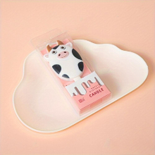 1pc Creative Birthday Cake Cow Number Candle Party Scene Decoration Cartoon