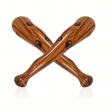 2pcs Inflatable Baseball Bat Inflatable Wooden Sticks Man Cave Accessories Cheering Prop Caveman Sticks