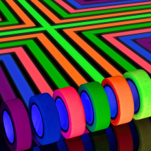 Neon Duct Tape Fluorescent Ultraviolet Light Luminous Tape For UV Party 1 52 Cm X 5 03 Meter