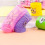 24pcs 4 Funny Smile Pattern Rainbow Ring Finger Pull Toys Elastic Ring Spring Stacking Ring Birthday Party Small Gift Package Set 5