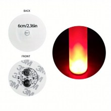 1pc Light Up LED Coaster Flashing Round Shape Light Up Pad For Bottle Wine Glass Drinking Bottle For Home Party Club Bar