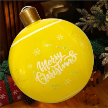 1pc Inflatable Ball Toy Perfect Party And Event Supplies Christmas Inflatable Snow Ball Colorful Lantern Ball Ornaments