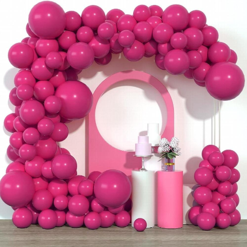 Hot Pink Balloons Garland Kit 105pcs 12 7 25 4 30 48 45 72 Cm Different ...