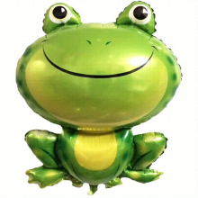1pc Large Frog Aluminum Film Balloon Insect Balloon Childrens Birthday Decoration Frog Modeling Balloon Childrens Inflatable Toy Party Decoration