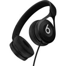 Beats EP Wired On-Ear Headphones - Black | Tuned for Clarity & Depth, Inline Remote & Mic, RemoteTalk for Calls & Siri, Stainless Steel Build - Refurbished