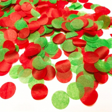 10g 2 Paper Sequin Mixed Green Golden Silvery Red Suitable For Christmas Decoration Flower Scattering Supplies Celebration Arrangement Wedding Celebra