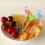 50pcs Colored Fruit Fork Butterfly Fruit Pick Flamingo Toothpick Fruit Fork 6