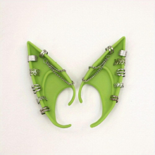 Halloween Elf Ears Ear Jewelry Ear Clip Party Performance Props Jewelry