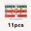 11pcs Christmas Edge Insert Stickers Cupcake Decoration Self adhesive Cup Covers 1