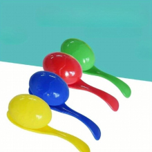 Egg And Spoon Race Game Set With Yolk Outdoor Lawn Relay Game For Kids Field Party Favors Toy