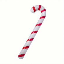 1pc Christmas Props Cane Blowing Cane Christmas Entertainment Interactive Party Inflatable Toy