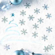 15g Laser Christmas Snowflake Shaped Sequins Christmas Home Decoration Products