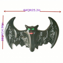 Halloween Toys PVC Inflatable Spider Ring Party Throwing Ring Toys Props Party Decoration Game Hat Halloween Inflatable Bat Toys Tricky Toys
