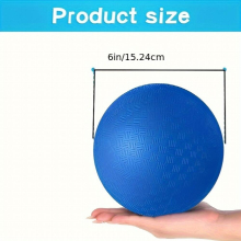 1pc 6 inch Dodgeball Bouncy Playground Ball Inflatable Kickball Soft Rubber Ball With Pump Games Sports Outdoor Activities