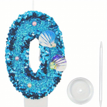 Mermaid Themed Birthday Cake Candle Perfect for Anniversaries Weddings and Celebrations