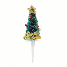 3pcs Christmas Cake Decoration Inserts Christmas Decoration Christmas Tree Garland Inserts