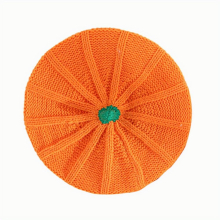 Halloween Pumpkin Beret Knitted Hat Warm Autumn And Winter Parent child Knitted Hat