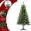(Deluxe Green with 200 warm white leds) AAMEN Pre-Lit Artificial Christmas Tree 5