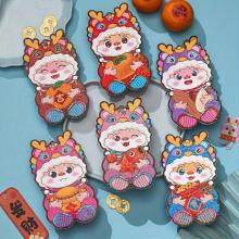 6pcs set Red Envelopes Year Of The Dragon Red Packet Spring Lucky Money Packets