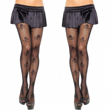 Skull Stockings Fishnet Tights Halloween Stockings Lace Spider Web Stockings