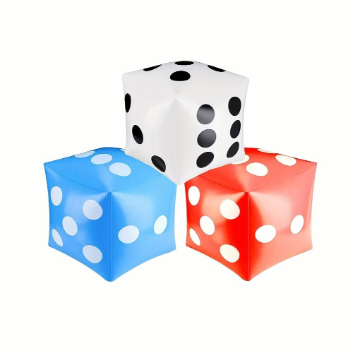 Simulation Dice Inflatable Toys Party Activity Display Props 1