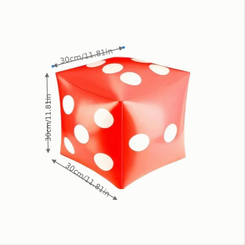 Simulation Dice Inflatable Toys Party Activity Display Props 2