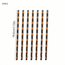 Halloween Party Decoration Paper Plate Fork Spoon Straw Tissue Paper Cup Pull Flag Halloween Decoration