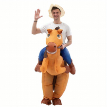 A Set Of Halloween Horse Inflatable Costume Game Animal Funny Cosplay Riding Inflatable Costume