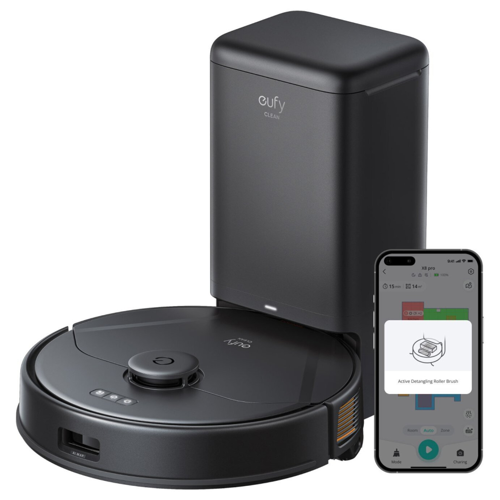 Eufy X8 Pro Ses Robot Vacuum Cleaner With Self-Empty Station