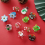 6pcs Christmas Rings Soft Rubber Rings Party Small 5