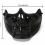 Halloween Skull Half Face Mask Stage Show Horror Ghost Mask 4