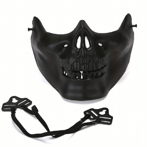 Halloween Skull Half Face Mask Stage Show Horror Ghost Mask 1