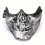 Halloween Skull Half Face Mask Stage Show Horror Ghost Mask 7